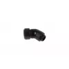 Alphacool Eiszapfen 17407 Otočná prípojka pre Hard Tube 45 stupňov, G1/4 vonkajší závit na 13 mm vonkajší priemer, hlboká čierna