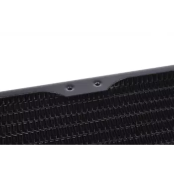 Radiátor Alphacool 14444 mosadz meď nehrdzavejúca oceľ čierna 140 mm 311 mm 20 mm