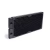 Radiátor Alphacool 14444 mosadz meď nehrdzavejúca oceľ čierna 140 mm 311 mm 20 mm
