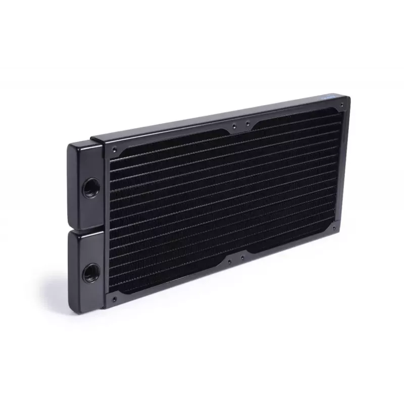 Radiátor Alphacool 14444 mosadz meď nehrdzavejúca oceľ čierna 140 mm 311 mm 20 mm