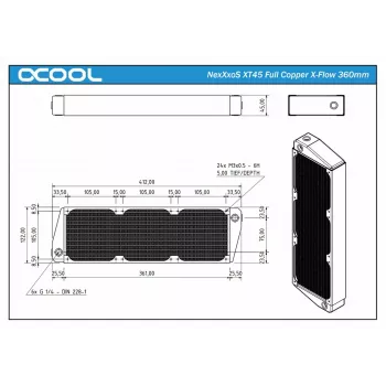 Radiátor Alphacool NexXxoS XT45 1011662