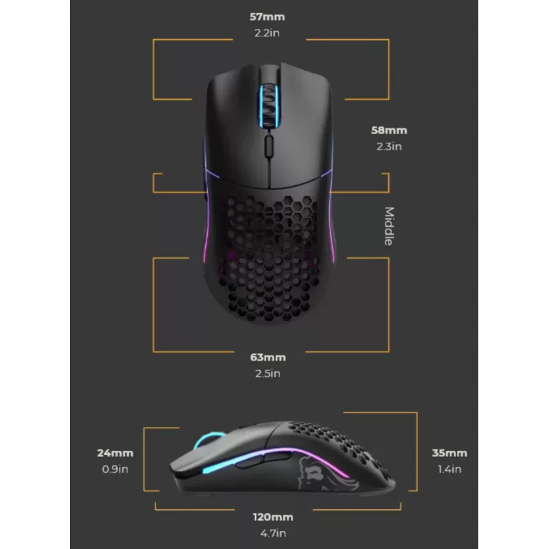 Glorious Gaming Glorious Model O Minus Wireless - matná čierna