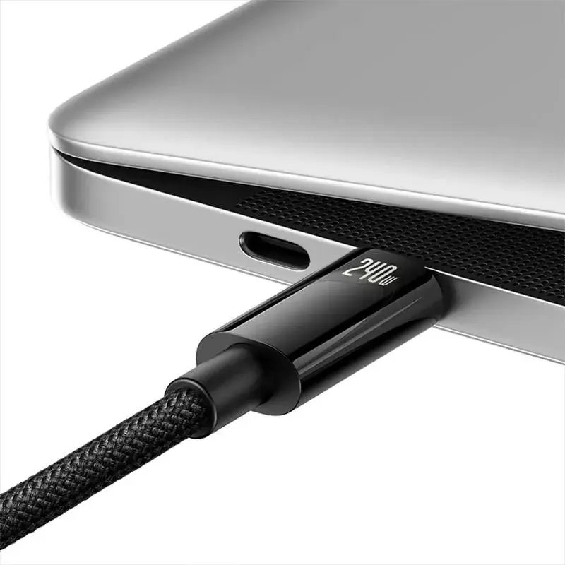 Kábel USB-C na USB-C Baseus Tungsten Gold 240W 3m