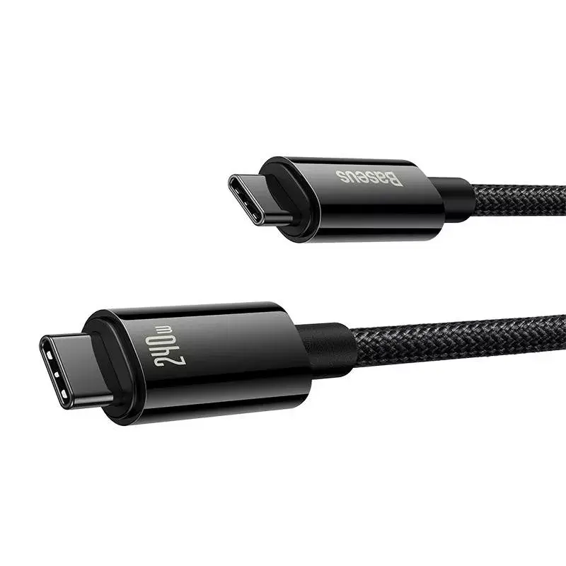 Kábel USB-C na USB-C Baseus Tungsten Gold 240W 3m