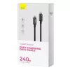 Kábel USB-C na USB-C Baseus Tungsten Gold 240W 3m