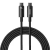 Kábel USB-C na USB-C Baseus Tungsten Gold 240W 3m