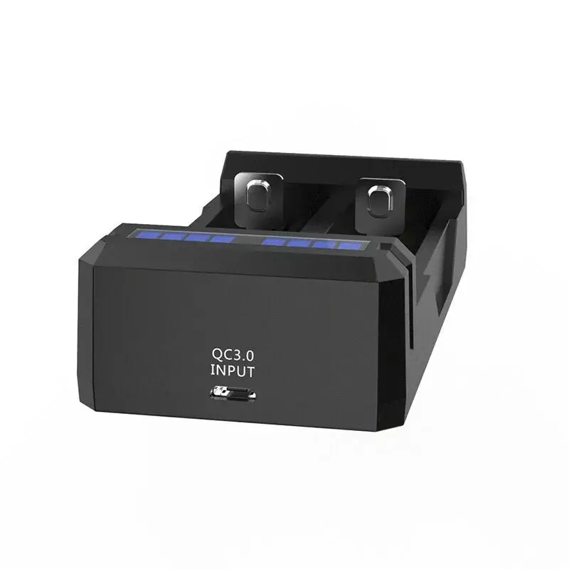 Nabíjačka XTAR SC2 Li-Ion 18650 USB-C 2 sloty, napájanie USB-C, LED indikátory, čierna