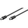 Microconnect COAX015 koaxiálny kábel 1,5 m čierny