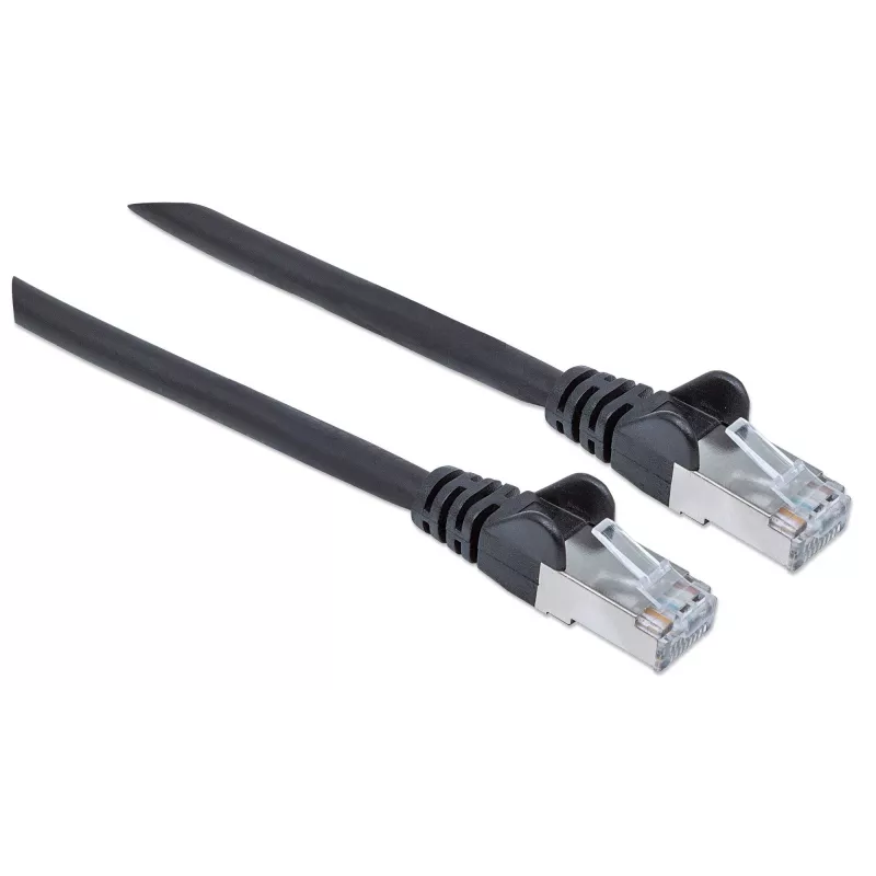 Sieťový kábel Intellinet Cat6A RJ45 1,5 m čierny