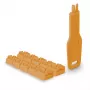 Port blocker Lindy RJ45 Port Locks oranžový 10x + 1 kľúč