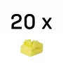 Port blocker Lindy RJ-45 Port Blocker bez kľúča 20 balenie žltý