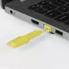 Port blocker Lindy RJ-45 Port Blocker bez kľúča 20 balenie žltý