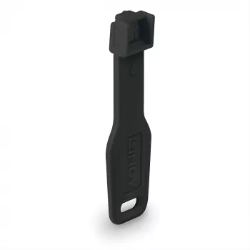 Sada port blocker Lindy RJ45 Port Locks čierna — 10 ks + 1 kľúč, kompatibilné s RJ-45 konektormi