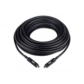 USB-C aktívny optický kábel 15 m ATEN UE3415F — USB-C na USB-C, 15 Gbit/s, čierny