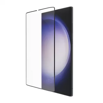 dbramante1928 Eco-Shield Samsung Galaxy S23 Ultra čierna ochrana displeja z tvrdeného skla odolná proti prachu a škrabancom