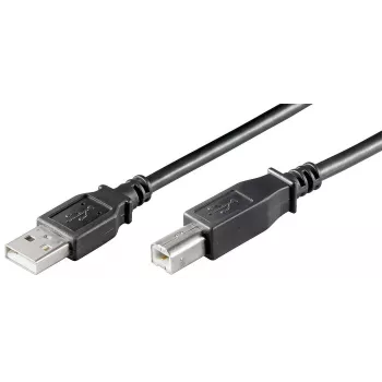 Microconnect USBAB3B-LSZH USB kábel USB 2.0 3 m USB A USB B čierny