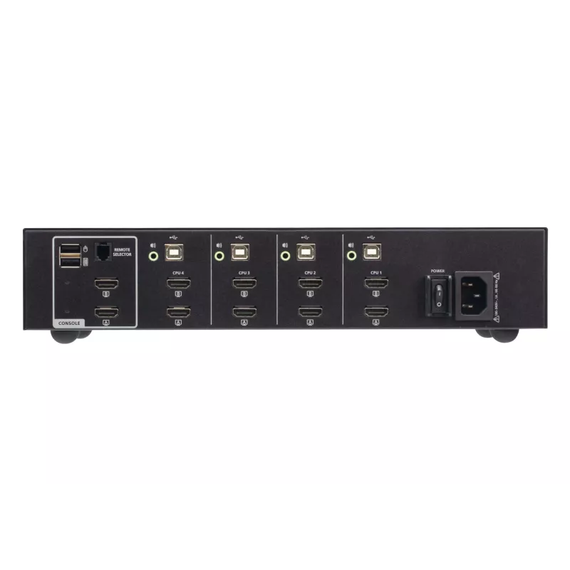 ATEN 4-portový USB HDMI Dual Display Secure KVM Switch 4K Ultra HD
