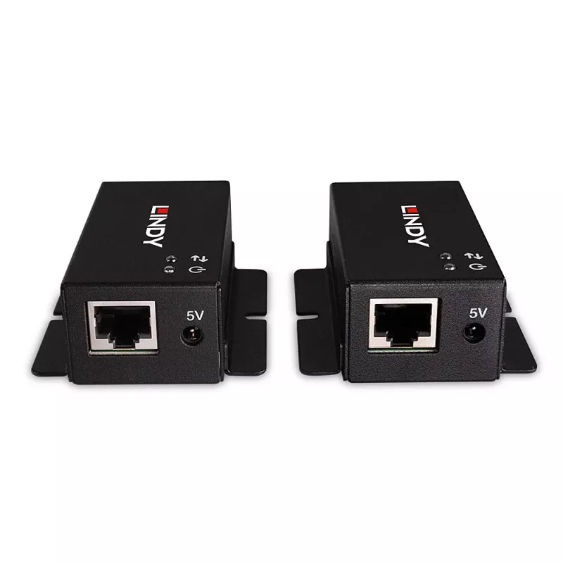 Sieťový vysielač a prijímač Lindy 50m 2 port USB 2.0 Cat. 6 extender