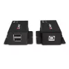 Sieťový vysielač a prijímač Lindy 50m 2 port USB 2.0 Cat. 6 extender