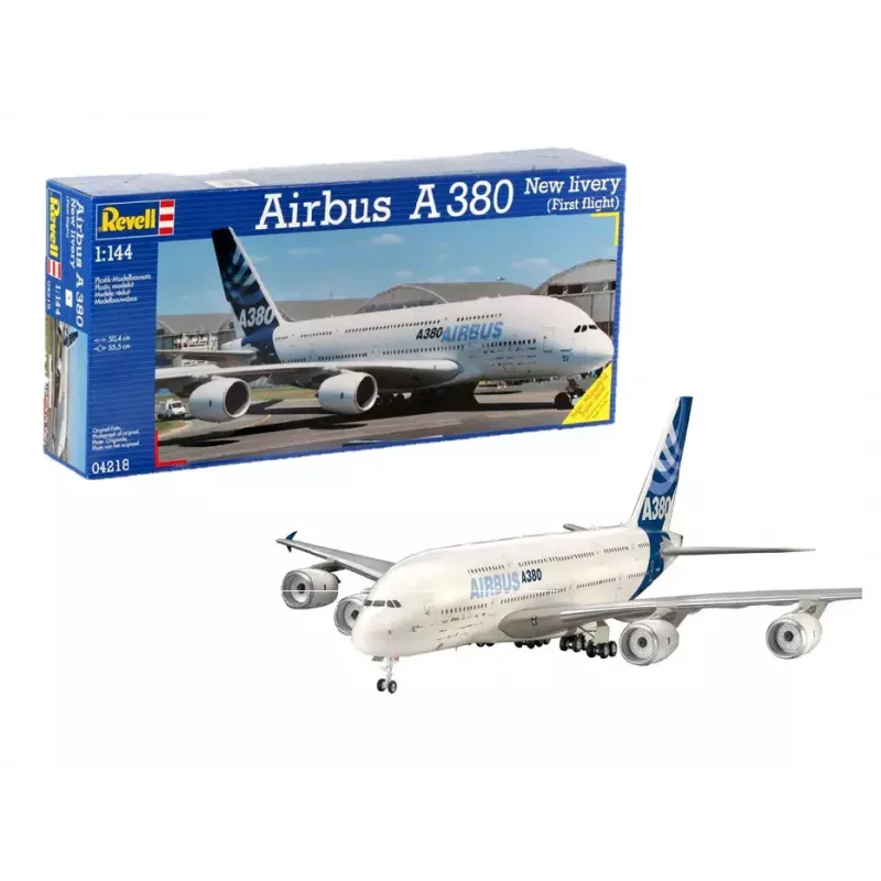 Modelárska stavebnica Revell Airbus A 380 Design nové lakovanie prvý let