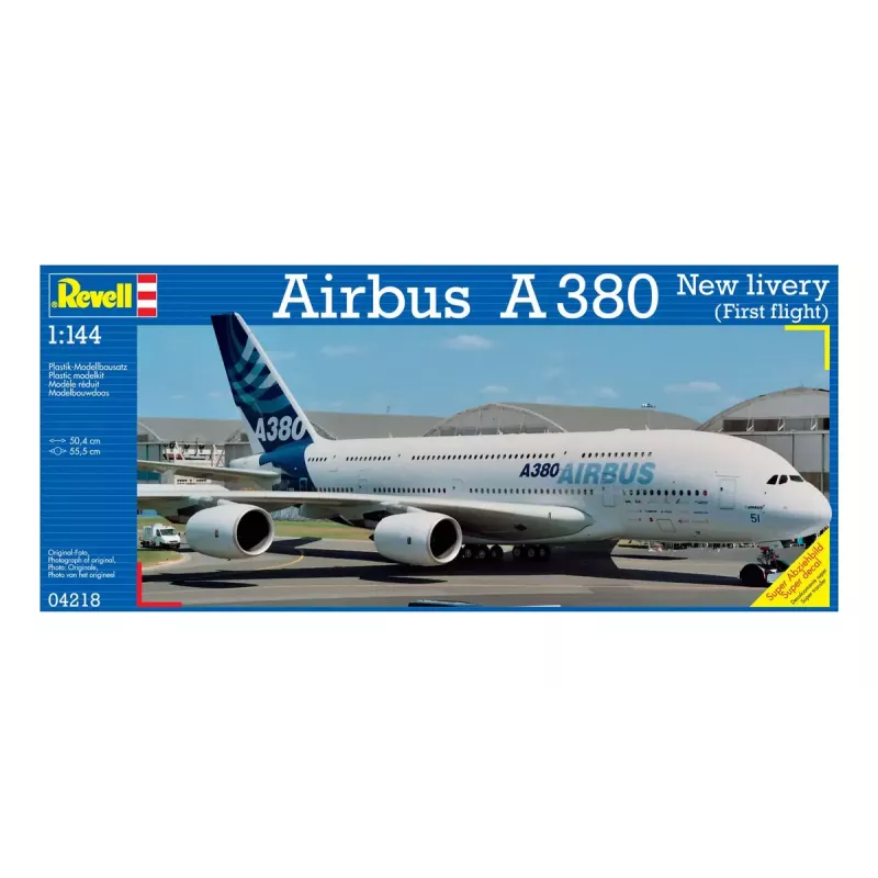 Modelárska stavebnica Revell Airbus A 380 Design nové lakovanie prvý let