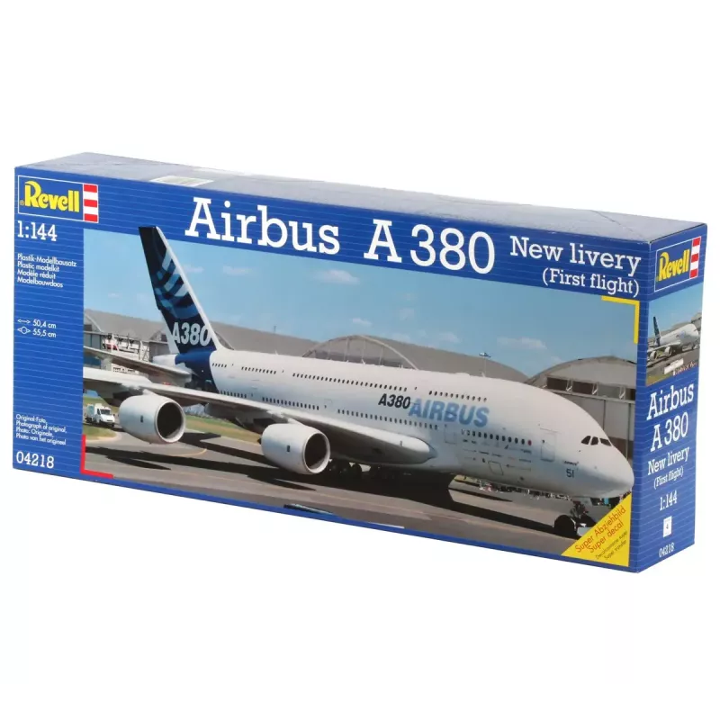 Modelárska stavebnica Revell Airbus A 380 Design nové lakovanie prvý let
