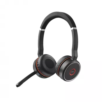 Headset Jabra Evolve 75 SE MS Stereo káblový bezdrôtový Bluetooth 30m dosah