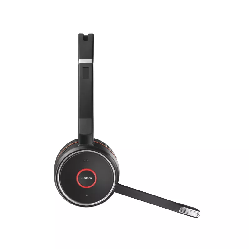 Headset Jabra Evolve 75 SE MS Stereo káblový bezdrôtový Bluetooth 30m dosah