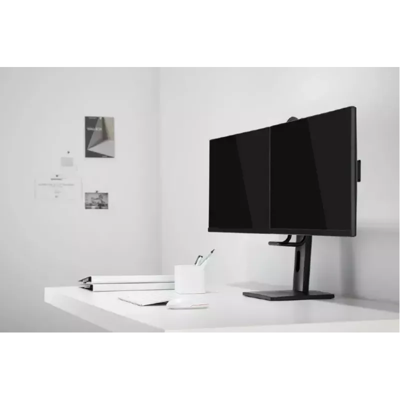 Držiak monitora Gembird MS-D2-01 27 palcov čierny voľne stojaci