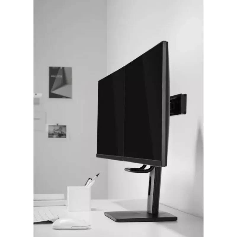 Držiak monitora Gembird MS-D2-01 27 palcov čierny voľne stojaci