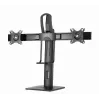 Držiak monitora Gembird MS-D2-01 27 palcov čierny voľne stojaci