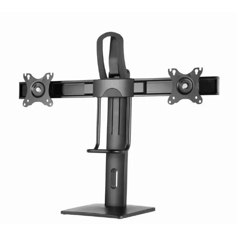 Držiak monitora Gembird MS-D2-01 27 palcov čierny voľne stojaci