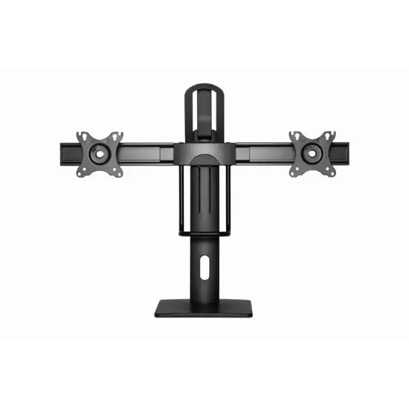 Držiak monitora Gembird MS-D2-01 27 palcov čierny voľne stojaci