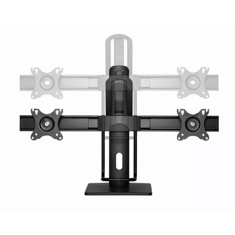 Držiak monitora Gembird MS-D2-01 27 palcov čierny voľne stojaci