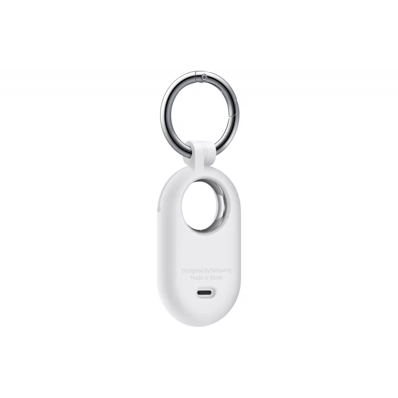 Samsung EF-PT560CWEGWW silikónové puzdro pre Galaxy SmartTag2 s karabínovým krúžkom, biele