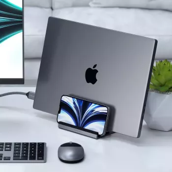 Stojan na notebook a tablet Satechi ST-ADVSM strieborný kompatibilný s MacBook Pro