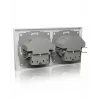 ICY BOX IB-MPS4200W-PD zásuvka typ F + USB A + USB C biela