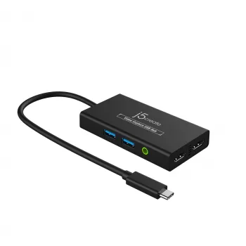 Video Capture USB Hub j5create JVA01-N 1920x1080 30Hz čierny
