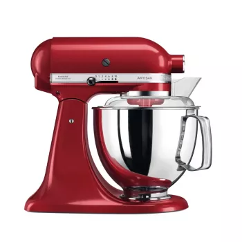 Kuchynský robot KitchenAid Artisan 5KSM175PS — 300 W, 4,8 l nerezová misa, červená