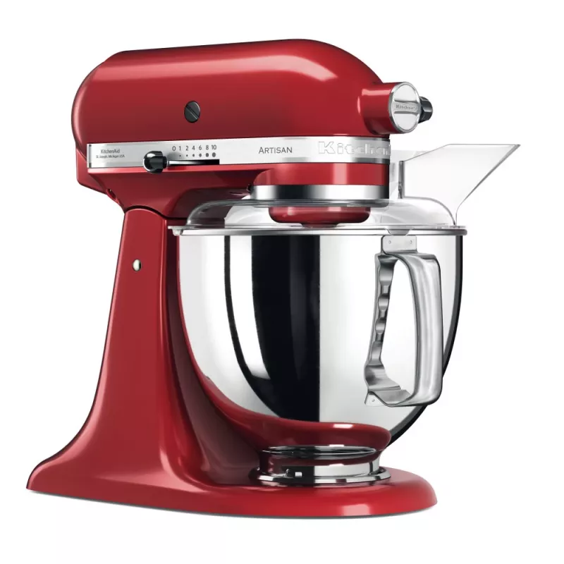 Kuchynský robot KitchenAid Artisan 5KSM175PS — 300 W, 4,8 l nerezová misa, červená