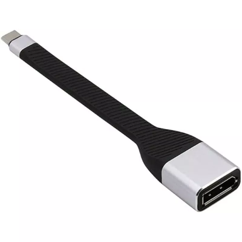 Techly ICOC-USBC-DP12 Video kábel adaptér 0,131 m USB Type-C DisplayPort čierny