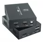 Sada AV predlžovača (vysielač & prijímač) LEVELONE HVE-8111, 3840x2160, Cat6, USB-A/USB-B, DC 12V (2 ks)