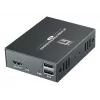 Sada AV predlžovača (vysielač & prijímač) LEVELONE HVE-8111, 3840x2160, Cat6, USB-A/USB-B, DC 12V (2 ks)