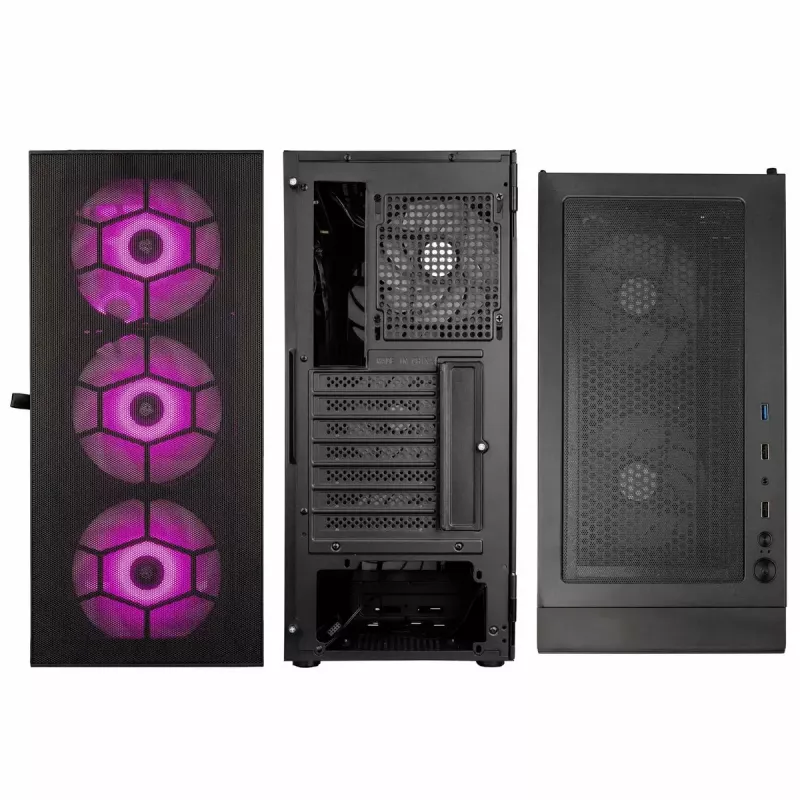PC skriňa Kolink OBSERVATORY HF MB Midi Tower čierna