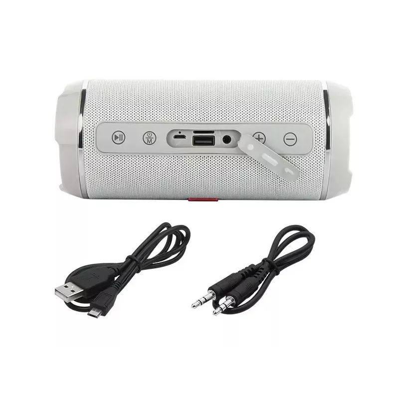 Mono prenosný reproduktor BLOW BT-460 sivý — 5 W RMS, 2000 mAh batéria, Bluetooth 4.0, MicroSD, FM, AUX