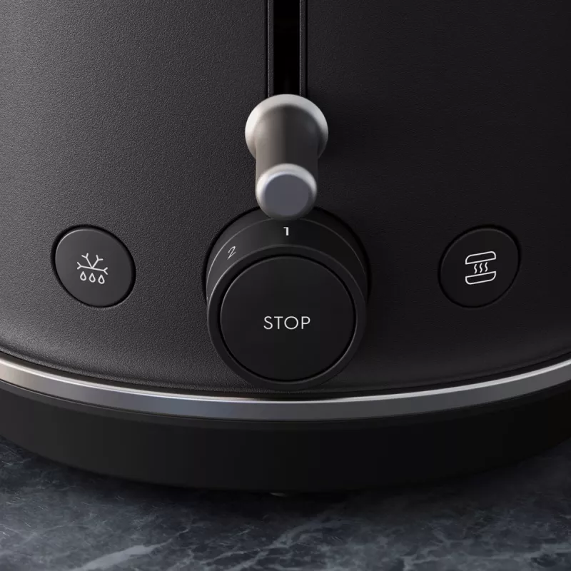 Hriankovač Electrolux E7T1-6BP 2 plátky 980 W čierny