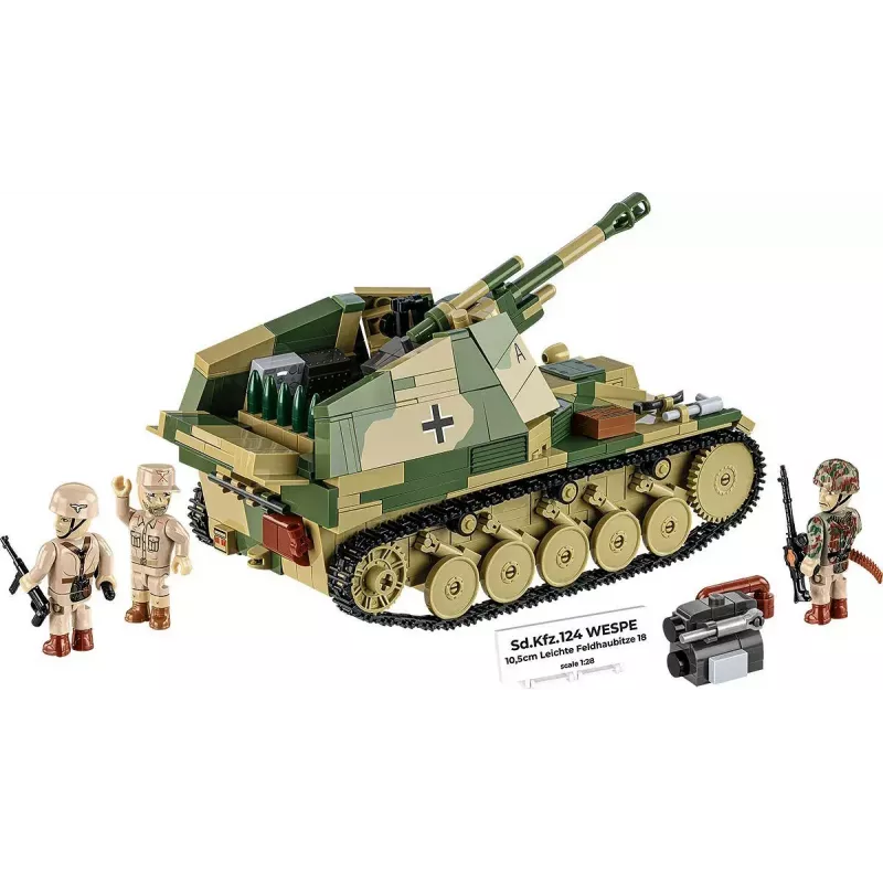 Cobi stavebnica SD.KFZ.124 Wespe modelová stavebnica, 860 dielikov