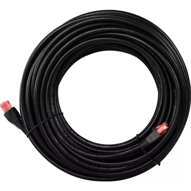 Goobay 55434 RJ-45 Cat6 sieťový kábel 20 m čierny