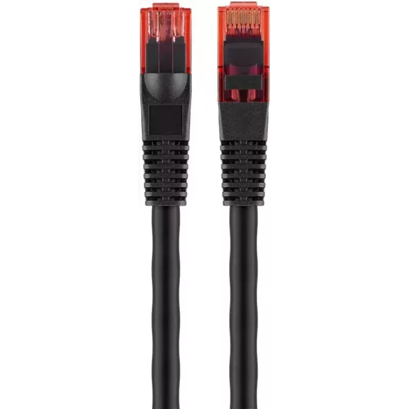 Goobay 55434 RJ-45 Cat6 sieťový kábel 20 m čierny