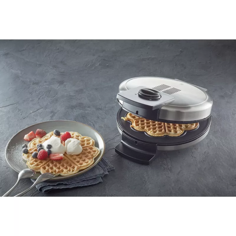 WMF Lono 04.1521.0011 vaflovač 5 oblátok 900 W Čierna, Chróm